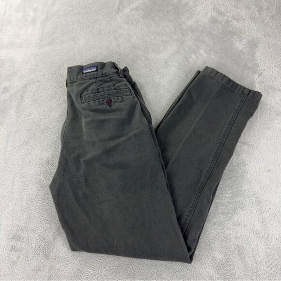 Patagonia Men's Size 30x31 Grey Duck Pants 55514 Style 100% Organic Cotton - Picture 1 of 10